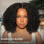 Kinky Curly 6×5 HD Lace SDD Quality Drawstring Glueless Human Hair Wigs 220% Density - Image 5