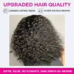 Kinky Curly 6×5 HD Lace SDD Quality Drawstring Glueless Human Hair Wigs 220% Density - Image 6