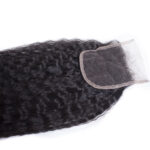 Brazilian Kinky Straight Virgin Hair 3 Bundles with 5×5 Lace Closure - Image 8