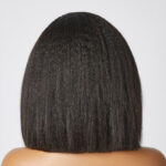 4C Edges Hairline | Kinky Straight Short Bob Human Hair Glueless Wigs Side Part 6×5 Lace 180% Density - Image 8