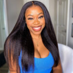 Ready To Go 6×5 Lace Kinky Straight Wig Pull Go Glueless Wig Pre-Cut HD Lace & Bleached Knots - Image 5
