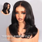 Butterfly Layered Cut Loose Wavy Style Shoulder Length 6×5 HD Lace Wear Go Glueless Wig - Image 6