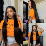 Long Wig Brazilian Bone Straight 6×5 13×4 Full Frontal HD Lace Human Hair Wigs 26-40 inches - Image 4