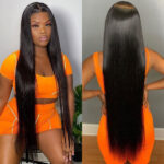 Long Wig Brazilian Bone Straight 6×5 13×4 Full Frontal HD Lace Human Hair Wigs 26-40 inches - Image 5