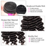 HD Lace Closure With Bundles Brazilian Loose Deep 3 Bundles With 5×5 Closure 100% Human Hair - Image 3