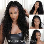 Loose Deep Miracle knots Crochet Human Hair Extension for Boho Braids Protective Hairstyle - Image 3