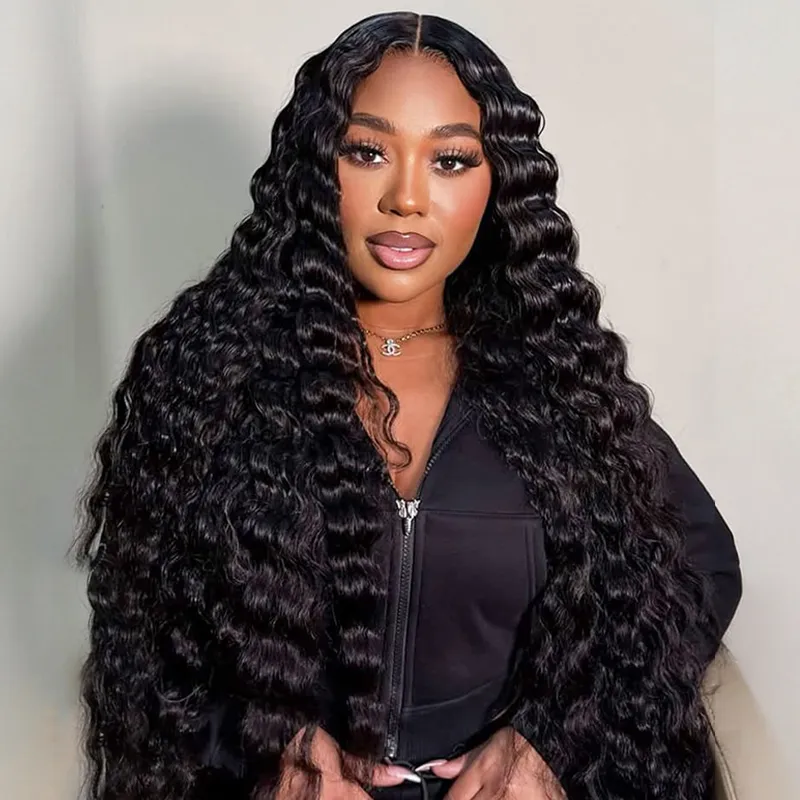 Loose Deep Wave High Density Wig 6×5 13×4 13×6 HD Lace Frontal Human Hair Wigs Pre Plucked & Bleached Loose Deep Wave High Density Wig 6×5 13×4 13×6 HD Lace Frontal Human Hair Wigs Pre Plucked & Bleached - Image 1