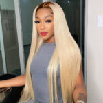Ombre Blonde Color 4/613 Wig With Brown Roots Straight/Body Wave 13×4 HD Lace Human Hair Wigs