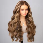 4/27 Highlight Honey Blonde Color Body Wave 6×5 Wear Go 13×4 HD Glueless Lace Frontal Wig - Image 3