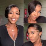 Pixie Cut Pre Style Side Part Short Human Hair Wigs Glueless HD Lace Closure Wigs - Image 12