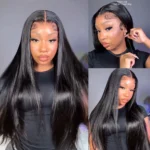Pull & Go Glueless Wig 6×5 13×6 Straight Wig Invisi-Drawstring Pre-Everything Human Hair Wig - Image 19