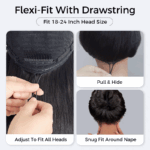 12A Quality Coily Curly 6×5 Closure Pull Go Glueless Super Double Drawn Human Hair Wig - Image 13