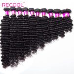 Recool Hair Brazilian Deep Wave 10 Bundles Wholesale 10A Grade Brazilian Deep Curly Virgin Human Hair - Image 7