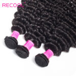 Recool Hair Brazilian Deep Wave 10 Bundles Wholesale 10A Grade Brazilian Deep Curly Virgin Human Hair - Image 5