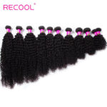 Recool Hair Raw Indian Virgin Hair Curly Weave 4 Bundles Luxury Quality Remy Human Hair Extensions - Image 8