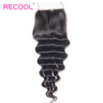 5×5 Lace Closure Recool Virgin Hair Loose Deep Wave Human Hair 1 PCS - Image 7