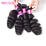 Recool Hair Loose Wave Bundles Brazilian Hair Weave 10 Bundles For Sale Human Hair Loose Curly 10A Quality - Image 8