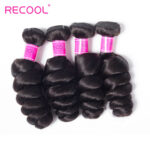 Recool Brazilian 1 Bundles Loose Wave Human Hair Extensions - Image 8