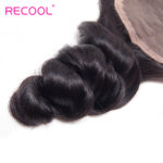 Loose Wave 3 Bundles With 5×5 Lace Closure 100% Human Hair Extension Spring Loose Curly - Image 8
