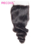 Loose Wave 3 Bundles With 5×5 Lace Closure 100% Human Hair Extension Spring Loose Curly - Image 7