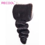 Recool Hair Loose Wave 4 Bundles With 5×5 Closure Spring Loose Curly Human Hair Extension - Image 6