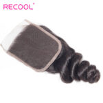 Recool Hair Loose Wave 4 Bundles With 5×5 Closure Spring Loose Curly Human Hair Extension - Image 9