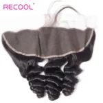 Loose Wave 3 Bundles With 13×4 Lace Frontal 100% Virgin Human Hair Spring Curly Extension - Image 8