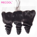 Loose Wave 3 Bundles With 13×4 Lace Frontal 100% Virgin Human Hair Spring Curly Extension - Image 7