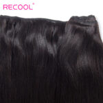 Brazilian Straight Human Hair 3 Bundles With 13×4 Lace Frontal Quick Weave Install - Image 6