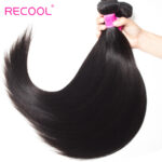 Brazilian Straight Hair 4 Bundles With 5×5 Lace Closure 100% Virgin Human Hair Weave - Image 2