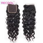 5×5 Lace Closure 1 PCS Water Wave 100% Human Hair - Image 4