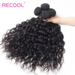 Wet And Wavy Human Hair Weave 4 Bundles Recool Hair Virgin Brazilian Hair Water Wave Bundles - Image 4