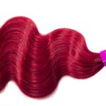 Red Human Hair Bundles Body Wave Virgin Hair - Image 5
