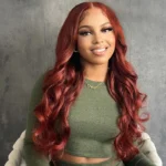 Wear Go Reddish Brown Color Straight/Body Wave 6×5 Pre Cut HD Glueless Lace Human Hair Wig