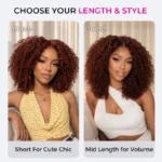 Kinky Curly 6×5 HD Lace SDD Quality Drawstring Glueless Human Hair Wigs 220% Density - Image 12