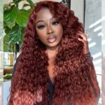 Wear Go Reddish Brown Color Deep Wave 6×5 Pre-Cut HD Lace Glueless Human Hair Wig - Image 5