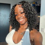 Short Bouncy Water Wave Wear Go Glueless 6×5 HD Lace Wig 100% Human Hair Casual Finger Curls - Image 4