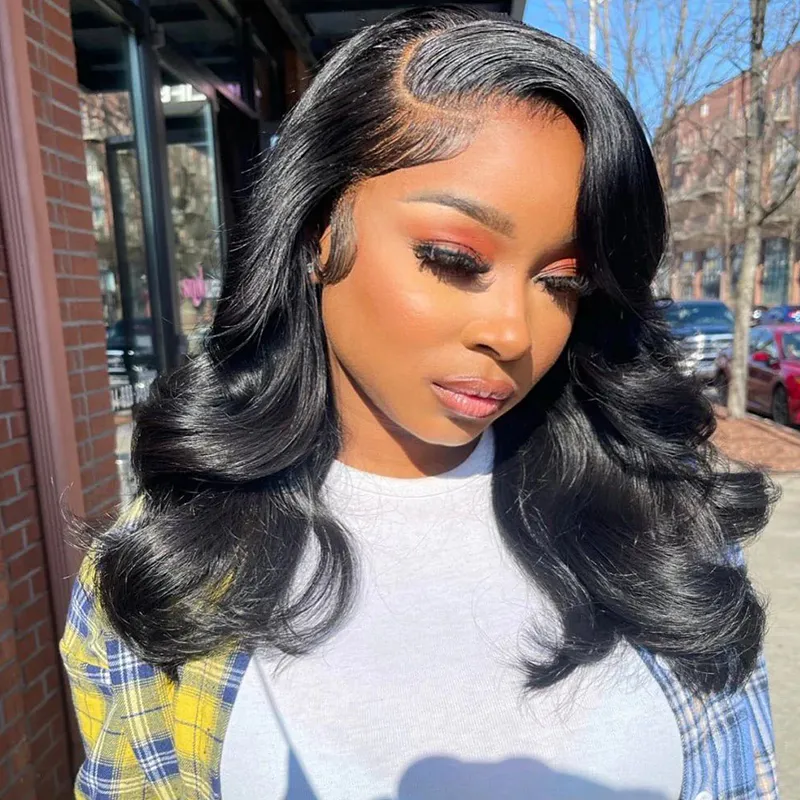 Short Loose Body Wave Wig Wear Go Glueless 6×5 13×4 HD Lace Front Human Hair Wigs 250% Density Short Loose Body Wave Wig Wear Go Glueless 6×5 13×4 HD Lace Front Human Hair Wigs 250% Density - Image 1