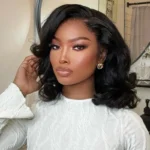 Short Wavy Wave Bob Wigs 6×5 Wear Go Glueless Lace Front Human Hair Wigs For Black Women - Image 2