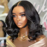 Wear Go Short Loose Wave 6×5 Lace Wig Barrel Curls Glueless Wig Pre Cut Lace 180% Density