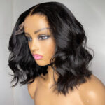 Short Wavy Wave Bob Wigs 6×5 Wear Go Glueless Lace Front Human Hair Wigs For Black Women - Image 3