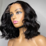 Short Wavy Wave Bob Wigs 6×5 Wear Go Glueless Lace Front Human Hair Wigs For Black Women - Image 4