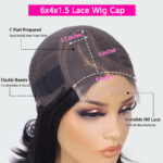 2 for $115.9 | Wear Go Straight Bob 6×5 Lace Glueles Wig + Trendy Short Cut Curly Side Part Glueless Wig - Image 4