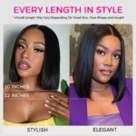 Sleek Bone Straight Bob 6×5 HD Lace Wig Double Drawn Quality Middle/C Part Raw Vietnamese Hair - Image 10
