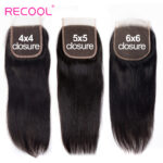 Brazilian Straight Hair 4 Bundles With 5×5 Lace Closure 100% Virgin Human Hair Weave - Image 7