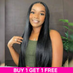 Glueless Body Wave Lace Front Wig Straight Hair 5×5 13×4 100% Human Hair Wigs