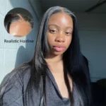 Straight Human Hair Wear Go Glueless 6×5 Lace Closure Wig Pre-Cut Lace Plucked Hairline - Image 7