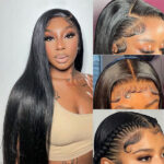 Straight Hair 6×5 13×4 13×6 Full Frontal HD Lace Wig Pre Plucked High Density Human Hair Wigs 200% 250% - Image 10