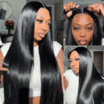 Straight Human Hair Wear Go Glueless 6×5 Pre Cut HD Lace Closure Wig Bleached Knots