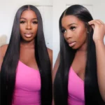 13×6 Full Frontal HD Lace Straight Hair Pull Go Glueless Human Hair Wig Pre Everything - Image 10